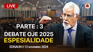 PM Xanana partisipa diskusaun no votasaun ba Proposta Lei OJE tinan 2025 iha PN II 13112024 [upl. by Brett]