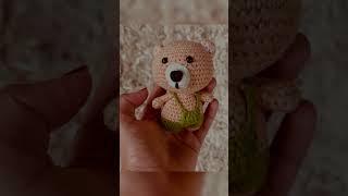 How to sew an amigurumi parts together final partcrochetbear amigurumibearcrochetamigurumi [upl. by Aillicec]