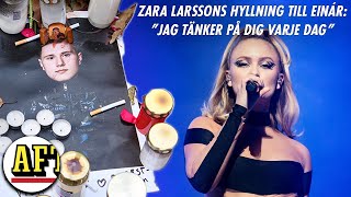 Zara Larssons hyllning till Einár under konserten [upl. by Neros490]