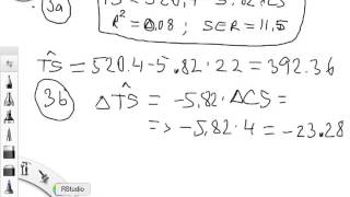 ECN225 Class 1 Questions 34 Hypothesis testing etc [upl. by Wade]