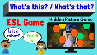 Whats This Whats That  English Vocabulary Games  ESL Classroom Games [upl. by Lledal]