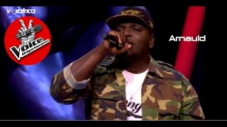 Arnauld chante quotElle te rend dinguequot  Auditions à laveugle  The Voice Afrique francophone 2016 [upl. by Nellac]