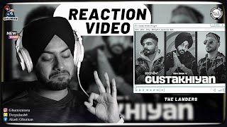 Reaction on Gustakhiyan  Official Video I Davi Singh  The Landers  SYNC [upl. by Ainolopa504]