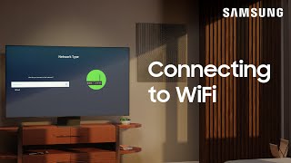 How to connect your TV to WiFi  Samsung US [upl. by Ralat339]