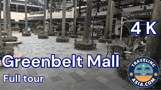 Greenbelt Mall Walkthrough in 4K  Makati Philippines 02 2024 [upl. by Lardner]