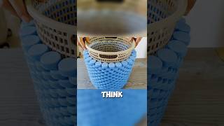 Trash Can to Stylish Basket with Bottle Caps 😍 [upl. by Orsini382]