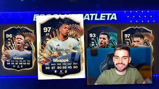 O NOVO TOTS TIREI 37 CARTAS TOTS NO FUT DRAFT 🔵🟡🔵 FC 24 [upl. by Hsirrap]