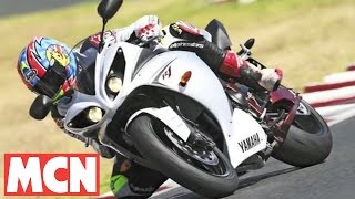 MCN Roadtest 2009 Yamaha R1 tested [upl. by Ynohta592]