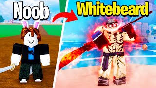 Upgrading NOOB to GOD Whitebeard in Blox fruits [upl. by Lydell]