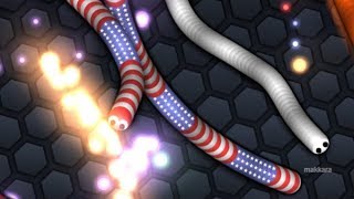 Slither io  Crazy Games  GamePlay 1 [upl. by Yob]