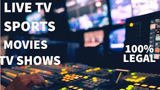 Live Tv With Sports Movies And More 100 LEGAL [upl. by Enneicul]