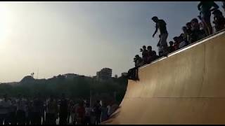 Paten Hareketleri  Patenle Rampada 720 Atmak  Avcılar Skate Park [upl. by Blinni]