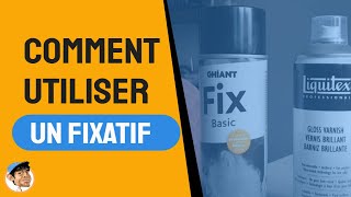 Utiliser le fixatif sur ses dessins facilement [upl. by Brandais]