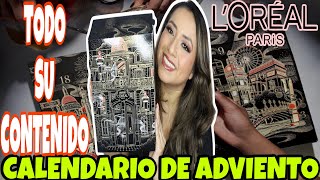 🚨DESTRIPAMIENTO MÁXIMO 🚨CALENDARIO DE ADVIENTO LOREAL PARÍS 🥰Te muestro todos los productos 🤩 [upl. by Kcinomod]