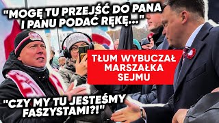 Nie chciał podać ręki Hołowni Marszałek opublikował film [upl. by Fairbanks]