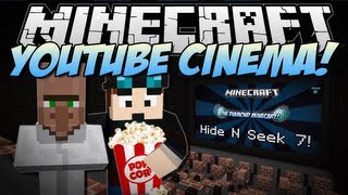 Minecraft  YOUTUBE CINEMA Web Displays Mod  Mod Showcase 164 [upl. by Deeraf781]