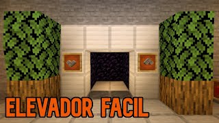 APRENDE a CONSTRUIR el MEJOR ELEVADOR DE PISTONES en Minecraft [upl. by Marvella]