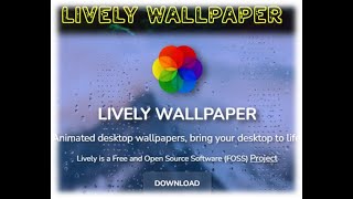 Desktop Lively Wallpaper [upl. by Velasco]