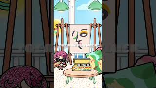 a poor blind girl becomes a great painter🥹❤️💘 tocaboca tocalifeworld shorts [upl. by Dira]