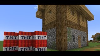 Minecraft  TNT Village [upl. by Sherborn142]