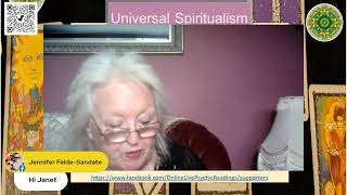 Universal Spiritualism  Psychic and Mediumship Readings with Janet Bramhall [upl. by Sitoiyanap]