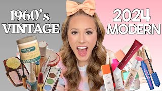 VINTAGE VS MODERN DAY MAKEUP amp SKINCARE HAUL 💄✨🧴 [upl. by Lavotsirc]