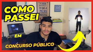 Como fui aprovado  Estudando por questões [upl. by Yblehs]