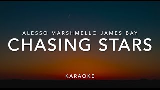 Karaoke  Chasing Stars  ALesso Marshmello ft James Bay  Music Leaks [upl. by Yazbak689]