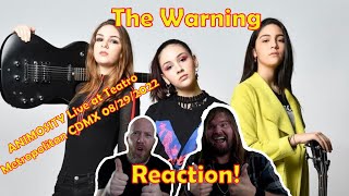 Musicians react to hearing The Warning  ANIMOSITY Live [upl. by Akimit]