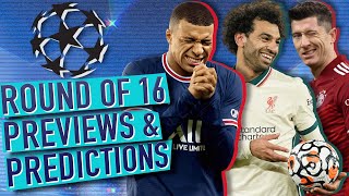 Will MBAPPÉ Eliminate His “Future” Club  Champions League Round of 16 Predictions  Previews [upl. by Maher]