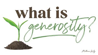 What Is Generosity  Matthew Kelly  The Generosity Habit  Best Lent Ever [upl. by Merrielle]