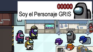 SI TE RIES PIERDES 🥺😂 Momentos Divertidos  AMONG US  Soy el personaje GRIS 🥺 [upl. by Ruyle]