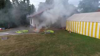 Ausschnitte der Feuerwehrübung am 16092016 in Eppelheim [upl. by Edals]