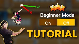 TUTORIAL ► Beginner Mode OFF ► The Spike Mobile Volleyball 3x3 [upl. by Huppert]