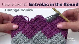 How To Crochet Entrelac In The Round [upl. by Elmira]