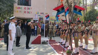 NCC GUARD OF HONOUR 4 DELHI BATTALION NCC FEST SRI AUROBINDO COLLEGE 🎖️🎖️🔥🔥 [upl. by Ferdinana]