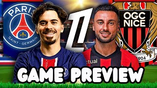 PSG vs OGC Nice GAME PREVIEW [upl. by Kirschner522]