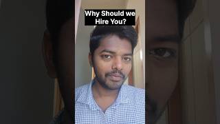 Why Should we Hire You interview questions hrround hrinterview reel shorts hireright [upl. by Coussoule]