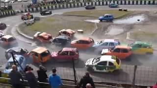 Crashes at Warton Banger racing Part 1 [upl. by Ernaldus70]