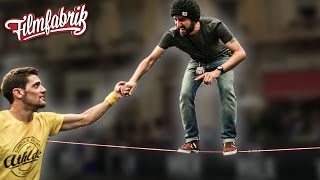 FILMFABRIK IN GEFAHR… Alper auf der Slackline  Special [upl. by Lundquist]