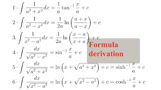 Integration of some standard integral [upl. by Faubion30]