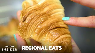 How Authentic Croissants Are Made In France  Regional Eats  Food Insider [upl. by Nevlin84]