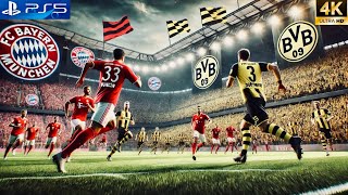 Der Klassiker  Bayern Munich vs Borussia Dortmund  FC25 PS5 4KHDR Gameplay [upl. by Itnava852]