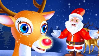 Rudolph the Red Nosed Reindeer  Christmas Song For Kids  Merry Christmas [upl. by Knick]