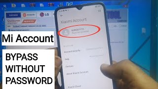 Mi Account Bypass Without Password delete Mi Account in setting [upl. by Stubstad]