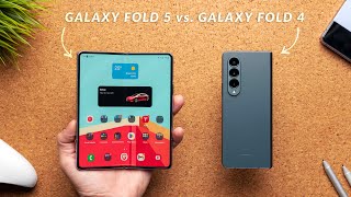 Samsung Galaxy Fold 5 vs Fold 4 Review  Its GOOD But [upl. by Andrel979]