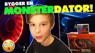 BYGGER EN NY MONSTERDATOR  Crash Brothers Gaming [upl. by Ardnued]