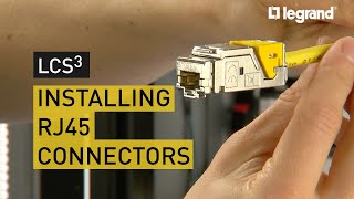 LCS3  How to install RJ45 connectors [upl. by Darcy]