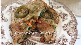 Vegan gourmet grilled cheese sandwich SD 480p [upl. by Muriel]