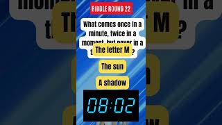 Riddle Round 22 Can You Solve This MindBending Riddle in 30 Seconds 🧠💡 [upl. by Enriqueta]